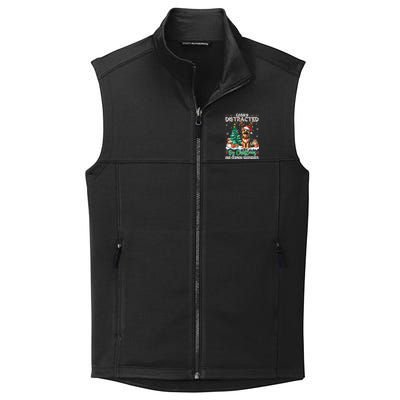 Easily Distracted By Christmas And Ger Shepherds Dog Xmas Swea Collective Smooth Fleece Vest