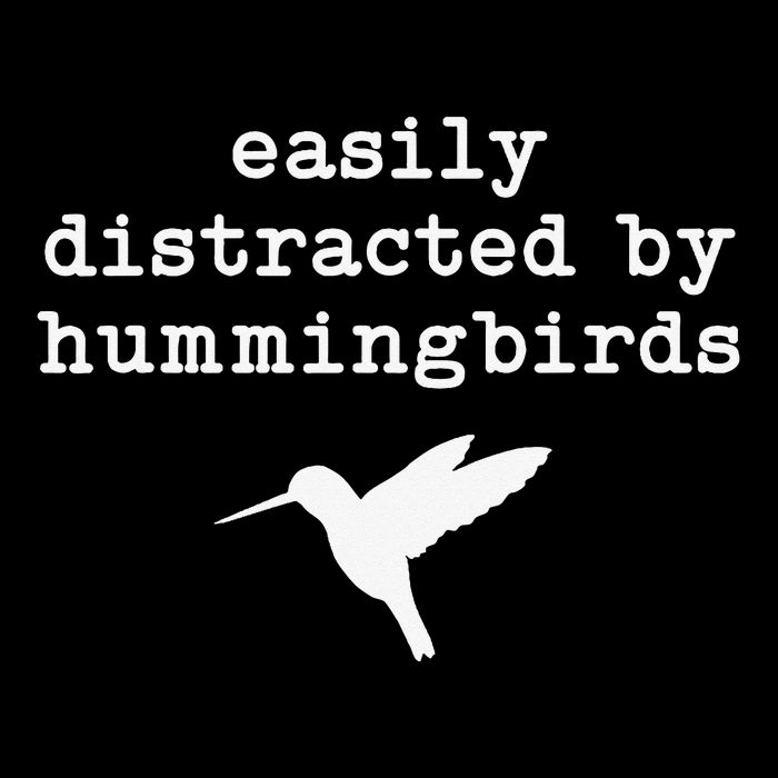 Easily Distracted by Hummingbirds Birds Lover Mesh Reversible Basketball Jersey Tank