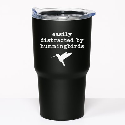 Easily Distracted by Hummingbirds Birds Lover Tumbler