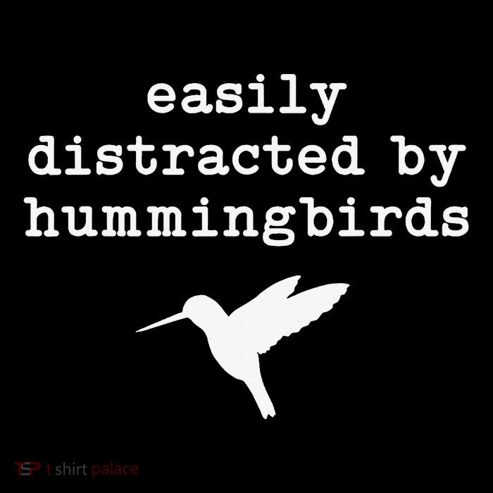 Easily Distracted by Hummingbirds Birds Lover Cooling Performance Long Sleeve Crew