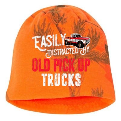 Easily Distracted By Old Pickup Trucks Classic Cars Kati - Camo Knit Beanie