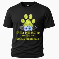 EASILY DISTRACTED BY DOGS & PICKLEBALL LQT Performance Shirt