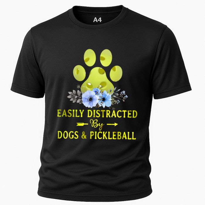 EASILY DISTRACTED BY DOGS & PICKLEBALL LQT Performance Shirt