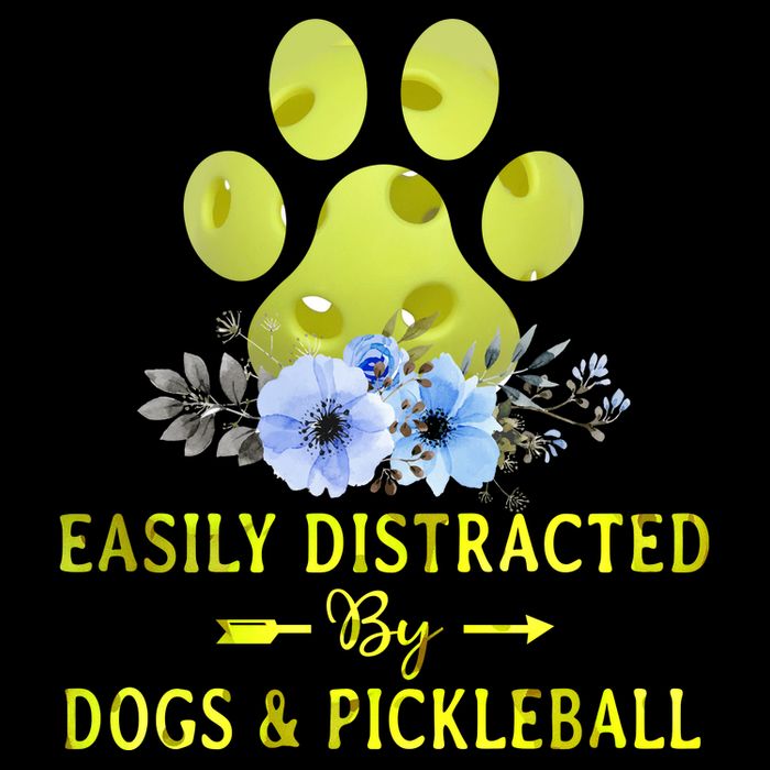EASILY DISTRACTED BY DOGS & PICKLEBALL LQT Backpack