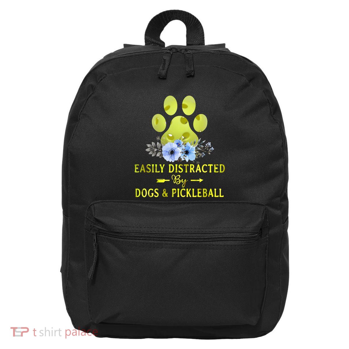 EASILY DISTRACTED BY DOGS & PICKLEBALL LQT 16 in Basic Backpack