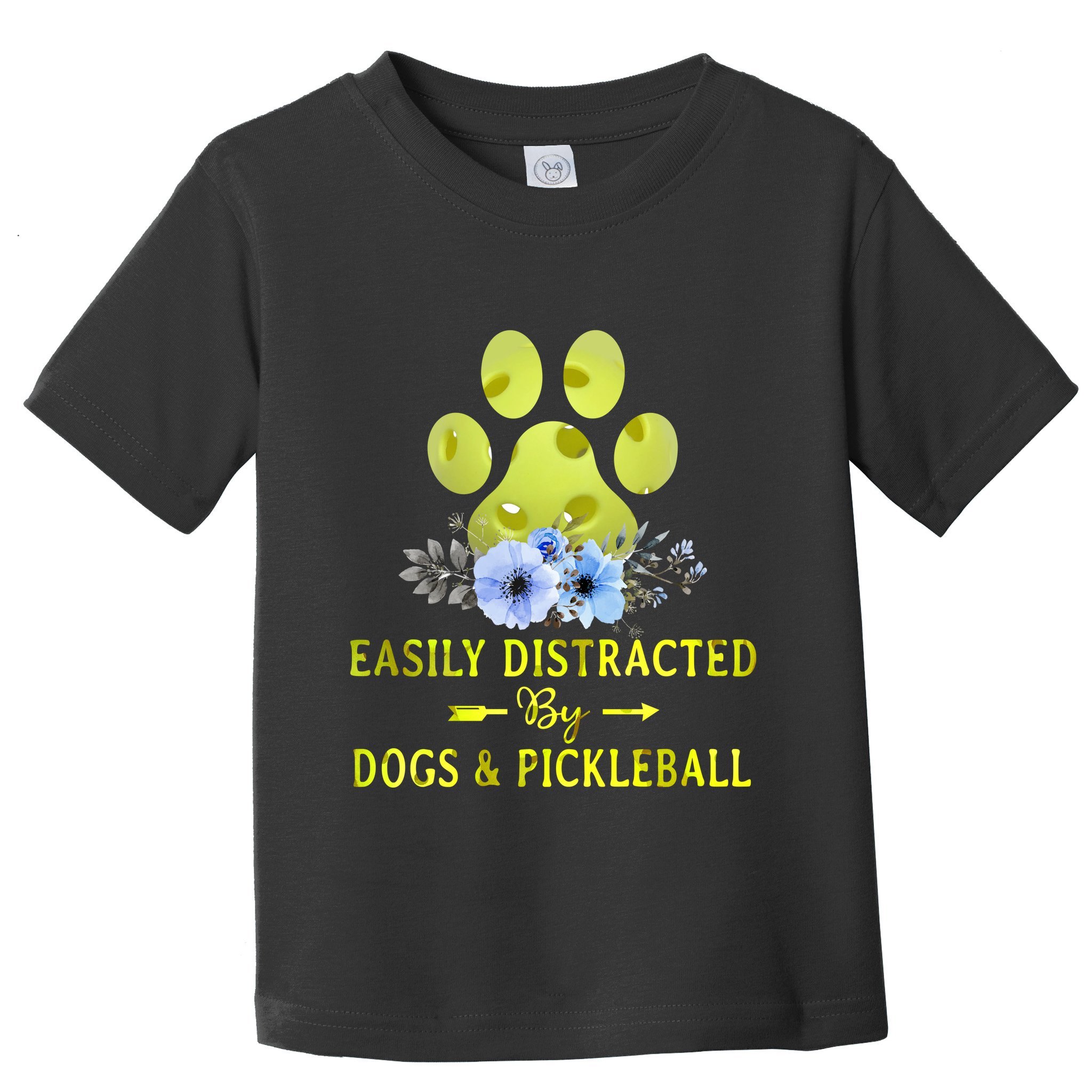EASILY DISTRACTED BY DOGS & PICKLEBALL LQT Toddler T-Shirt