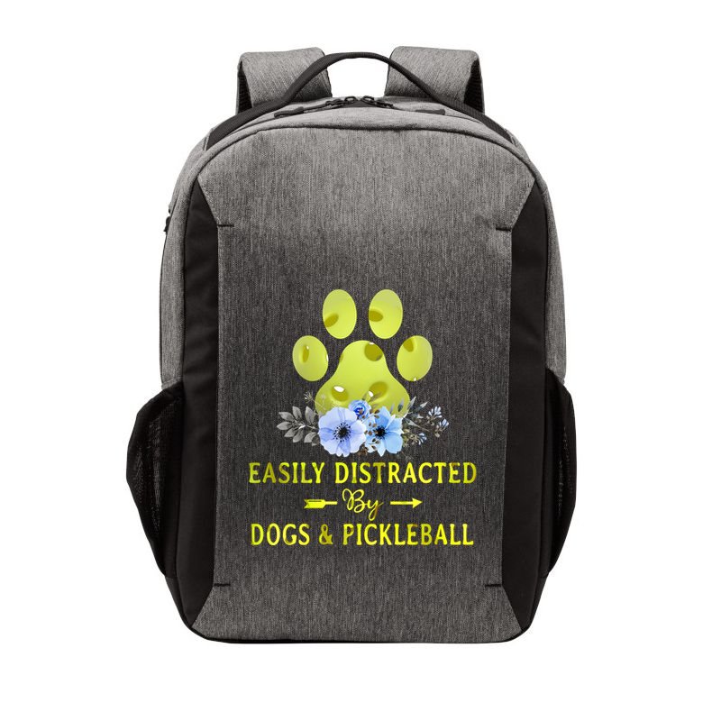 EASILY DISTRACTED BY DOGS & PICKLEBALL LQT Vector Backpack