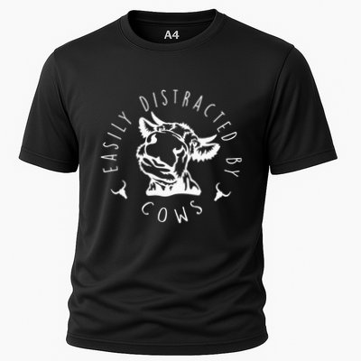 Easily Distracted By Cows Performance Shirt