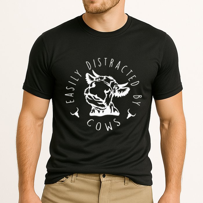 Easily Distracted By Cows Performance Shirt