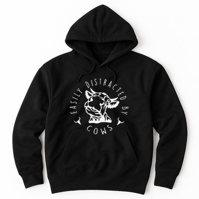 Easily Distracted By Cows Hoodie