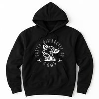 Easily Distracted By Cows Hoodie