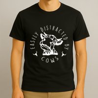 Easily Distracted By Cows T-Shirt