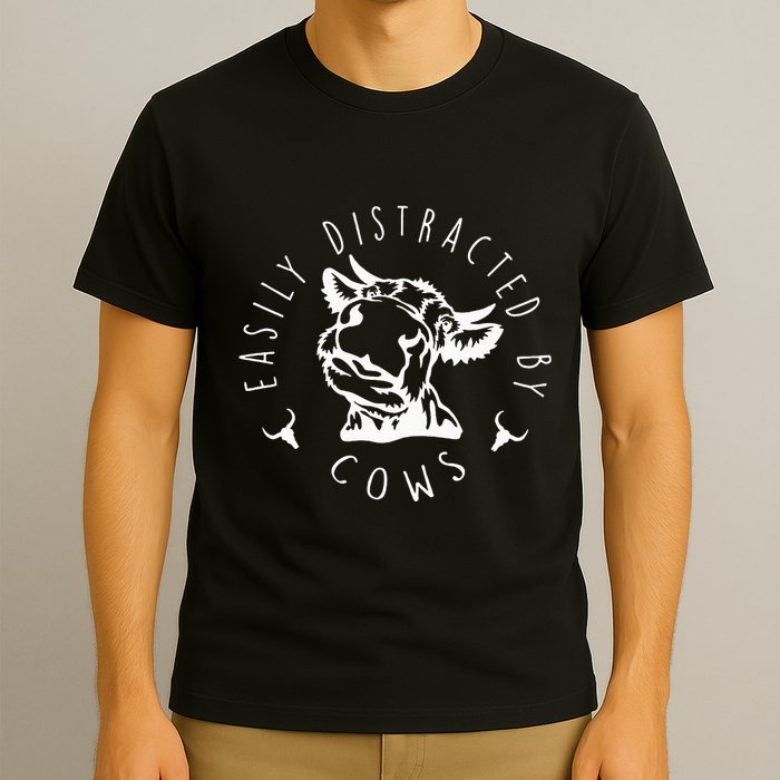 Easily Distracted By Cows T-Shirt