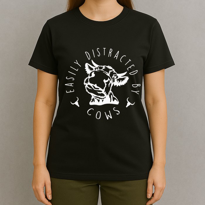 Easily Distracted By Cows T-Shirt
