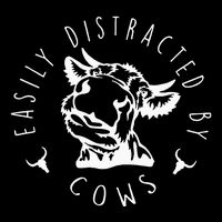 Easily Distracted By Cows Youth Performance Sprint T-Shirt