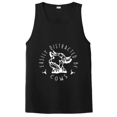 Easily Distracted By Cows PosiCharge Competitor Tank