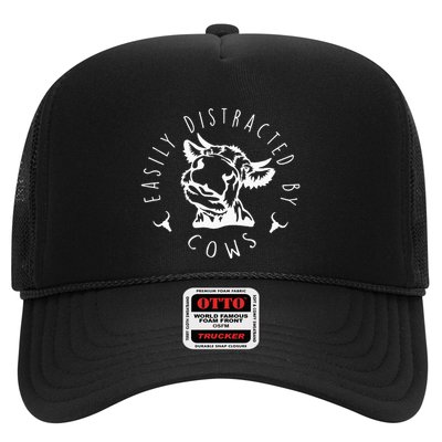 Easily Distracted By Cows Trucker Hat
