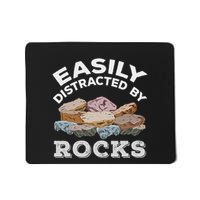 Easily Distracted By Rocks Mousepad
