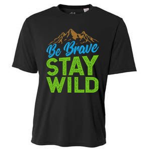 Earth Day Be Brave Stay Wild Cooling Performance Crew T-Shirt