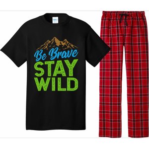 Earth Day Be Brave Stay Wild Pajama Set