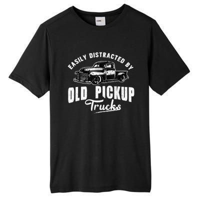 Easily Distracted By Old Pickup Square Body Trucks Lowrider Tall Fusion ChromaSoft Performance T-Shirt