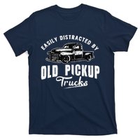 Easily Distracted By Old Pickup Square Body Trucks Lowrider T-Shirt