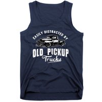 Easily Distracted By Old Pickup Square Body Trucks Lowrider Tank Top