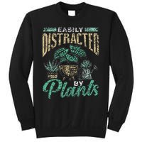 Easily Distracted By Plants Botanics Gardening Botanist Sweatshirt