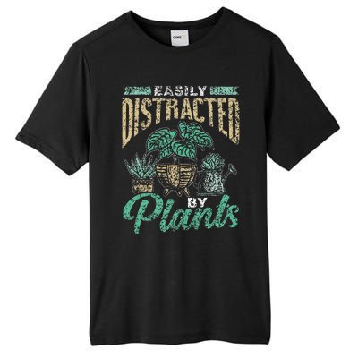 Easily Distracted By Plants Botanics Gardening Botanist Tall Fusion ChromaSoft Performance T-Shirt