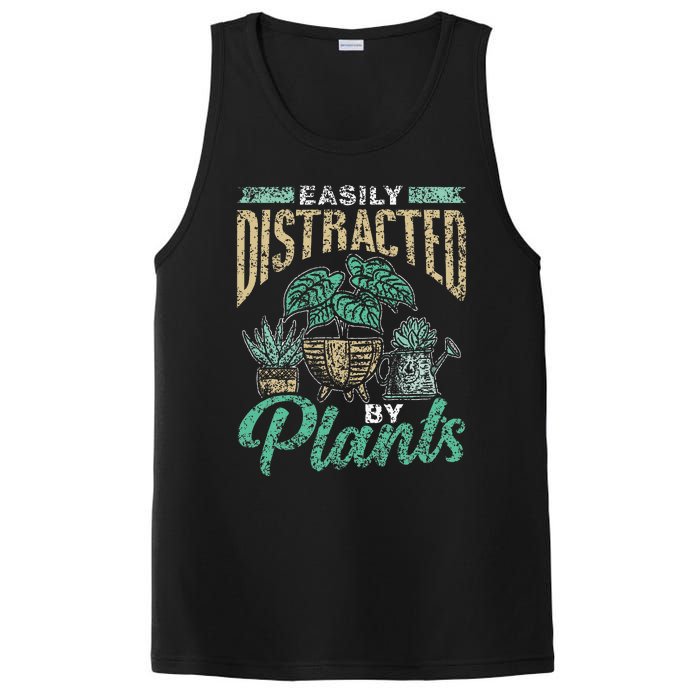 Easily Distracted By Plants Botanics Gardening Botanist PosiCharge Competitor Tank