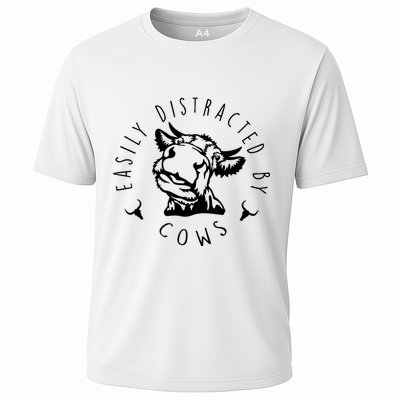 Easily Distracted By Cows Performance Shirt