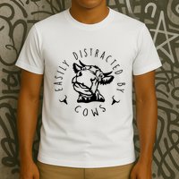 Easily Distracted By Cows T-Shirt