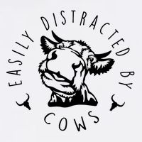 Easily Distracted By Cows Sustainable Bucket Hat