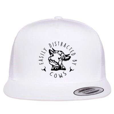 Easily Distracted By Cows Flatbill Hat