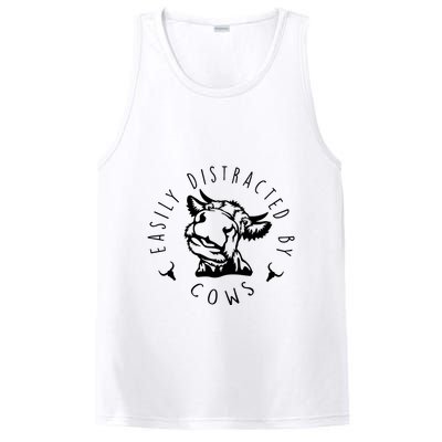 Easily Distracted By Cows PosiCharge Competitor Tank