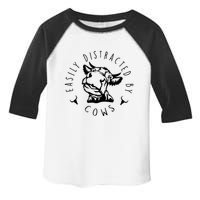 Easily Distracted By Cows Toddler Fine Jersey T-Shirt