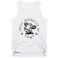 Easily Distracted By Cows Tank Top