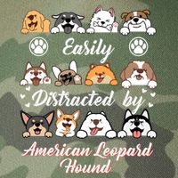 Easily Distracted By American Leopard Hound Leopard Cur Cute Gift Legacy Tie Dye Trucker Hat