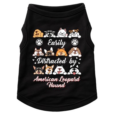 Easily Distracted By American Leopard Hound Leopard Cur Cute Gift Doggie Tank