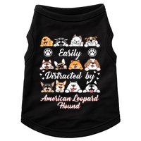 Easily Distracted By American Leopard Hound Leopard Cur Cute Gift Doggie Tank