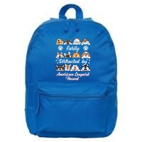 Easily Distracted By American Leopard Hound Leopard Cur Cute Gift 16 in Basic Backpack