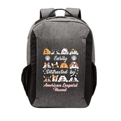 Easily Distracted By American Leopard Hound Leopard Cur Cute Gift Vector Backpack