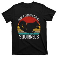 Easily Distracted By Squirrels S Vintage Squirrel T-Shirt