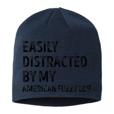 Easily Distracted by my American Fuzzy Lop Gifts  Sustainable Beanie