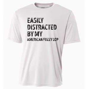 Easily Distracted by my American Fuzzy Lop Gifts  Cooling Performance Crew T-Shirt