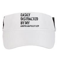 Easily Distracted by my American Fuzzy Lop Gifts  Adult Drive Performance Visor