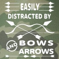 Easily Distracted By Bows And Arrows Legacy Tie Dye Trucker Hat