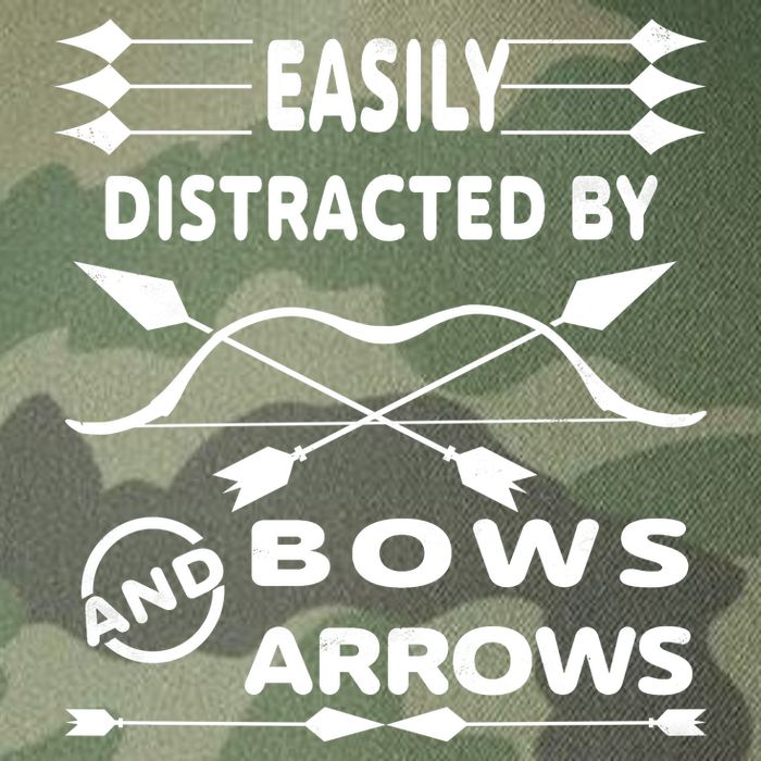 Easily Distracted By Bows And Arrows Legacy Tie Dye Trucker Hat
