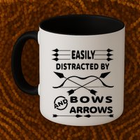 Easily Distracted By Bows And Arrows Mug