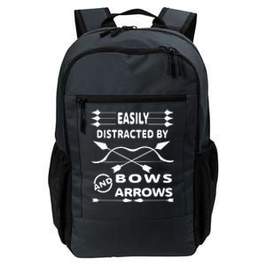 Easily Distracted By Bows And Arrows Daily Commute Backpack